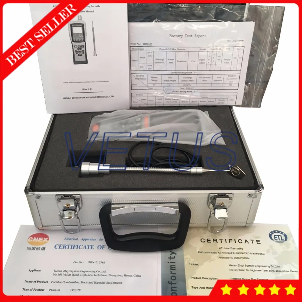 PGAS-21-G-CH2O 0-1000ppm Professional Digital Handheld Formaldehyde Detector CH2O Analyzer Air Gas Quality Testing Instrument |