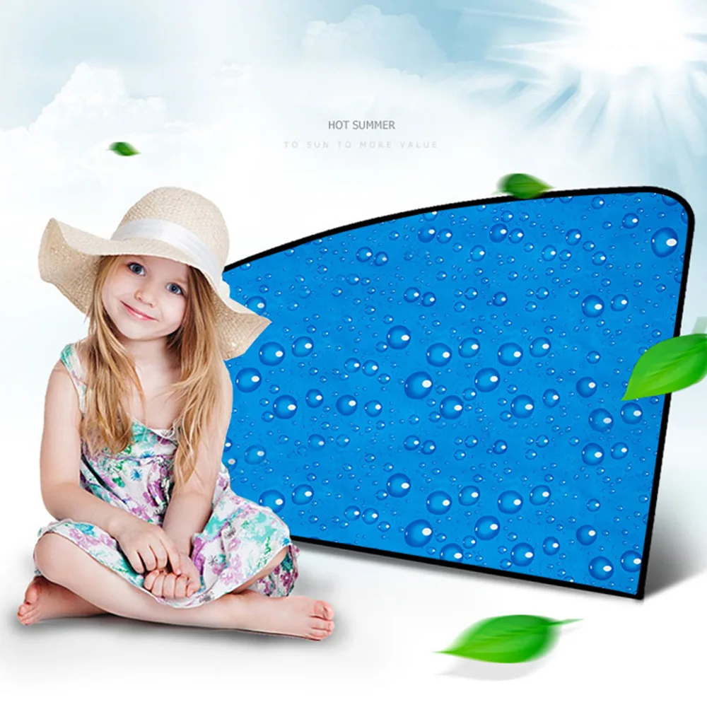 

Single-Layer UV Solar Sun Protection Retractable Magnetic Car Curtains Side Visor Summer Sunshade Window Protector Baby
