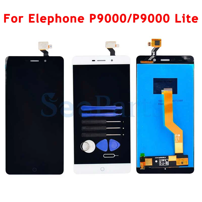 For Elephone P9000 LCD Display + Touch Screen Digitizer Assembly Replacement For Elephone P9000 Lite Lcd Assembly+Tools 1