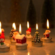 Креативный романтический подарок Рождественская свеча свечи на день рождения для торта ароматические свечи Хэллоуин Velas Decorativas украшения 50X036