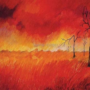 

landscape painting abstract painting art frameless mural paintings living room decoration red storm