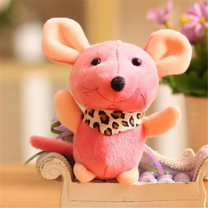 1 шт. мини-Мышка плюшевые игрушки Маленькая подвеска корейские милые животные мягкая игрушка кукла подружка подарок для детей горячая Распродажа 13 см HANDANWEIRAN