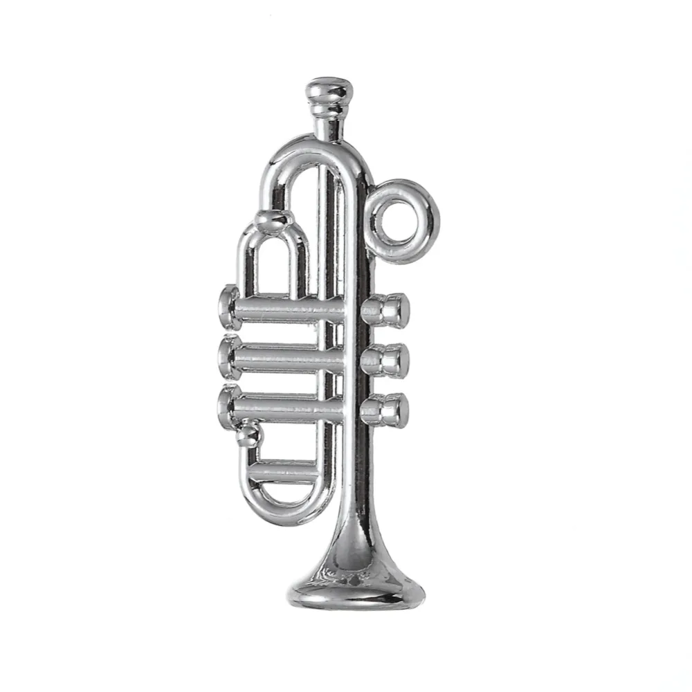 Skyrim Zinc Alloy Musical Instrument Trumpet Charms Pendants For