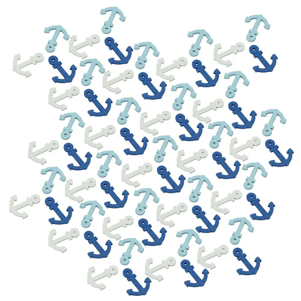 50 шт. мини деревянный резной МОРСКОЙ ЯКОРЬ КОРАБЛЬ штурвал Ремесло Скрапбукинг персонализированные домашние настенные украшения DIY висячие украшения