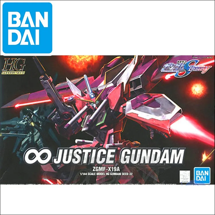 Оригинальная модель Gundam HG 1/144 GUNDAM SEED Definition Infinity Justice мобильный костюм ручная