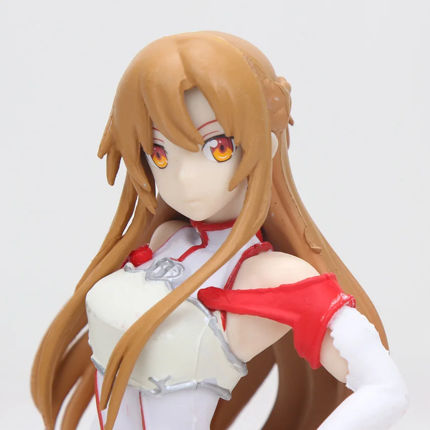 Аниме SQ Sword art online Asuna Коллекция фигурка САО Юки модель Asuna игрушка 18 см