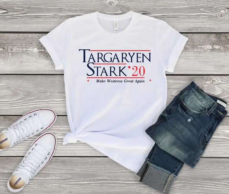 

Targaryen Stark '20 Shirt Inspired By Game of Thrones Unisex Shirt Make Westeros Great Again Trending Tshirts 2019