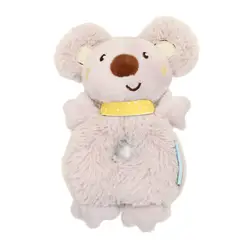 Милый творческий погремушку коала кольцо руки Мягкие плюшевые игрушки встроенный кольцо мяч упражнения схватив слуха игрушка подходит