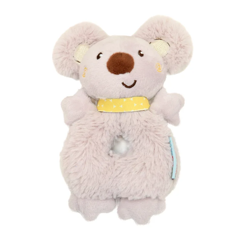 

Cute creative baby rattle koala hand ring plush soft toy built-in ring ball exercise grasping hearing toy suitable for 3m+