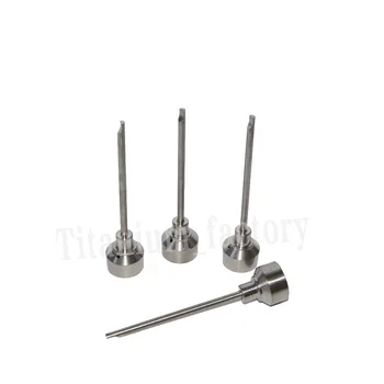 

Wholesale GR2 Titanium Nail Carb Cap 14mm and 18mm titanium dabber carving tool