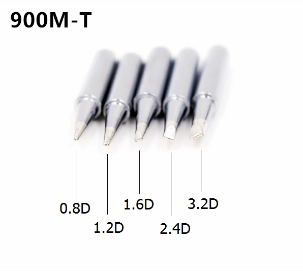 

SZBFT Solder Iron Tips 900M-T-0.8D,1.2D,1.6D,2.4D,3.2D series for Hakko 936 Soldering Rework Station free shipping