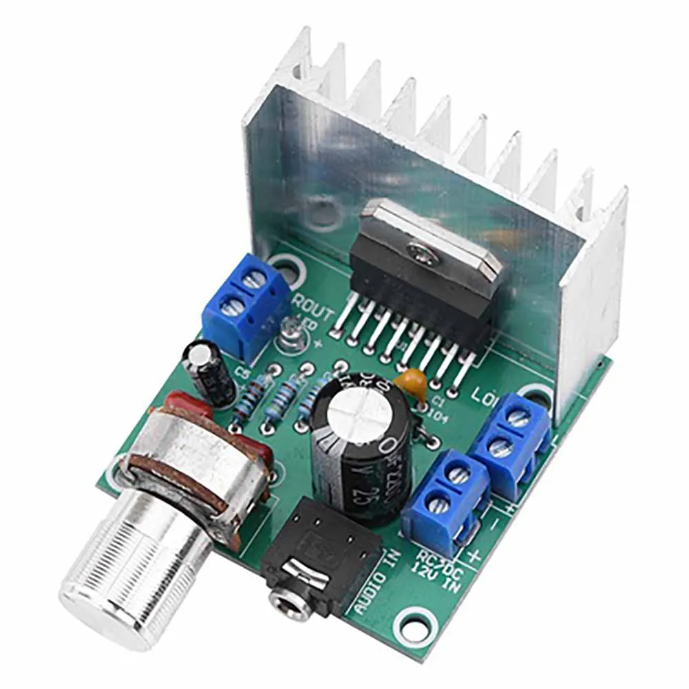 AC/DC 12V TDA7297 2*15W Motorcycle power Car amplifier board Digital Stereo Audio Amplifier Dual Channel AMP Module