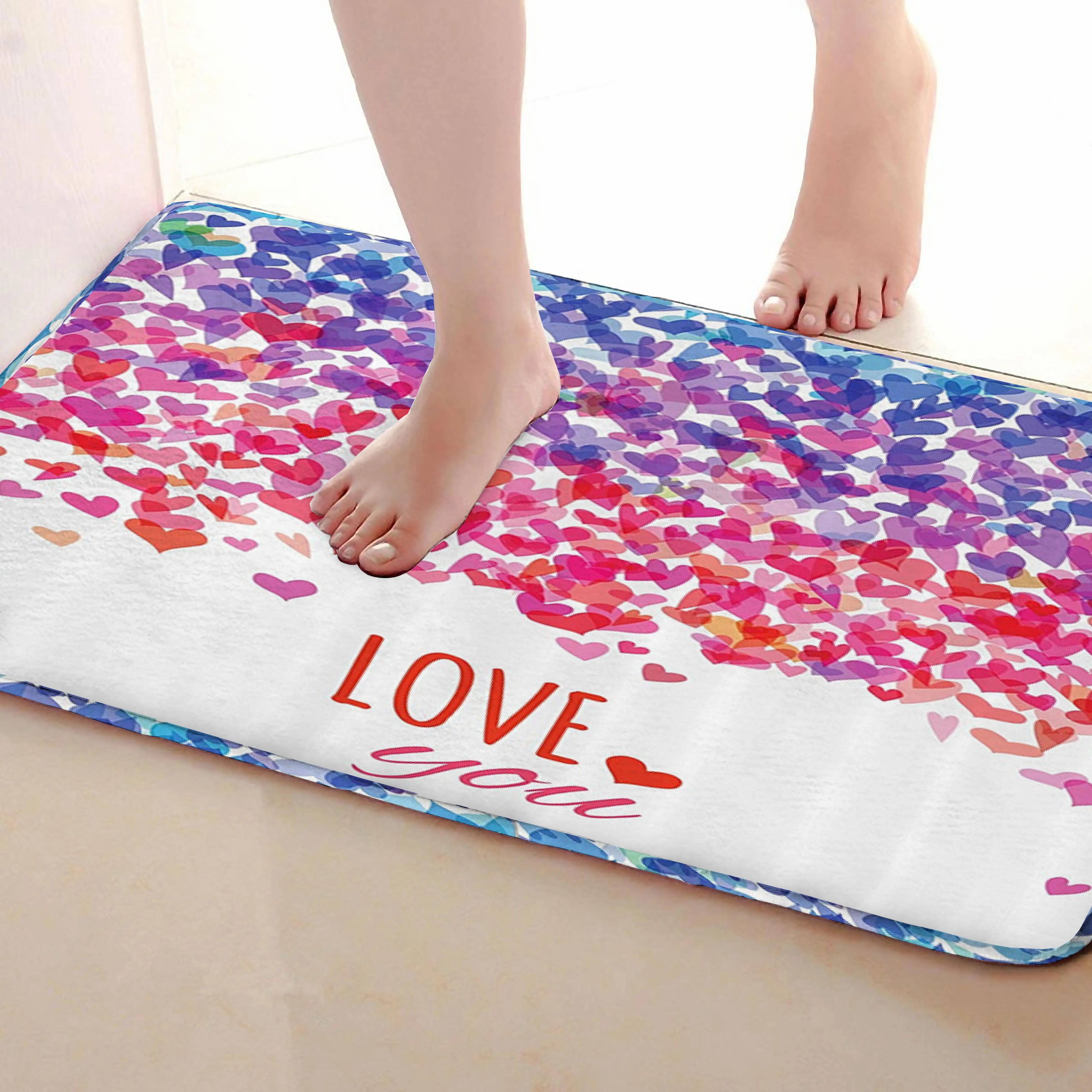 Buy Love Style Outdoor Mats,Funny Anti skid Bath Mat, Doormats,Door Entrance