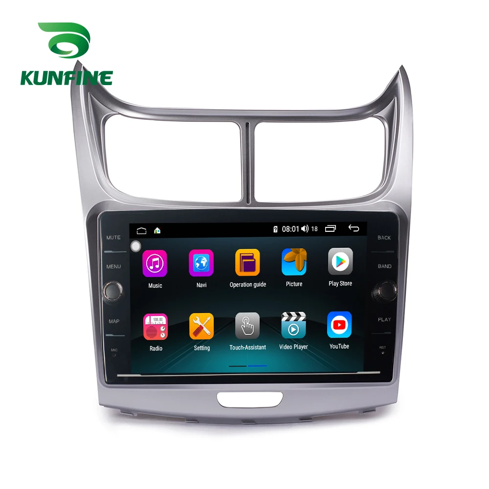 Perfect Octa Core 4GB RAM 64GB ROM Android 8.1 Car DVD GPS Player Deckless Car Stereo For Chevrolet SAIL 2004-2013 Radio Headunit 1