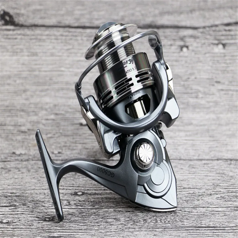 

Yumoshi CNC Rocker Arm Fishing Reels Wheel 13+1 Ball Bearing Carbon Body Fishing Reel Wheel EVA Metal Handle Fishing Reels Wheel