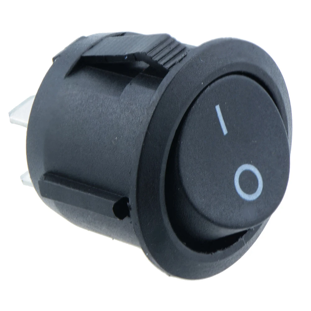 

On/Off Round Rectangle Rocker Switch + Waterproof Cover Car Dash Boat SPST 12V