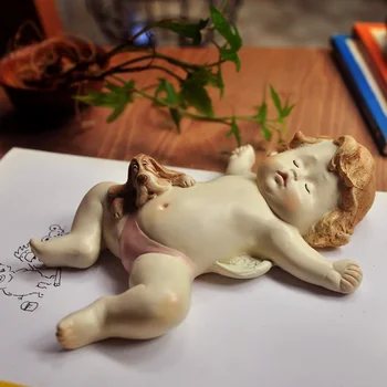 

small angel resin home decoration small decoration crafts resin folk art small angel home decor