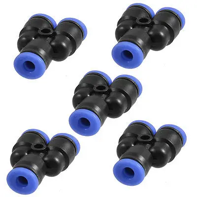 Pneumatic 4mm 6mm 8mm 10mm 12mm 14mm 16mm Y Shaped Push in Connectors Quick Fittings Y-joint tube | Обустройство дома