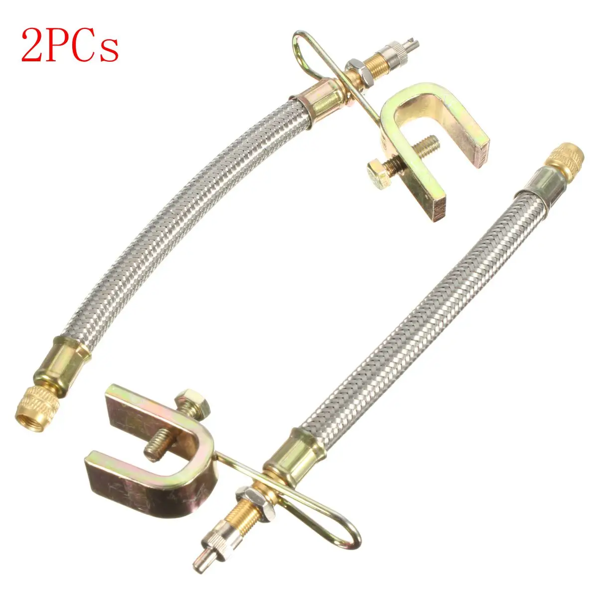 2PCs 180mm Tyre Dual Tire Valve Stem Extension Adaptor Car Truck Trailer RV Trailer Vehicle Wheels