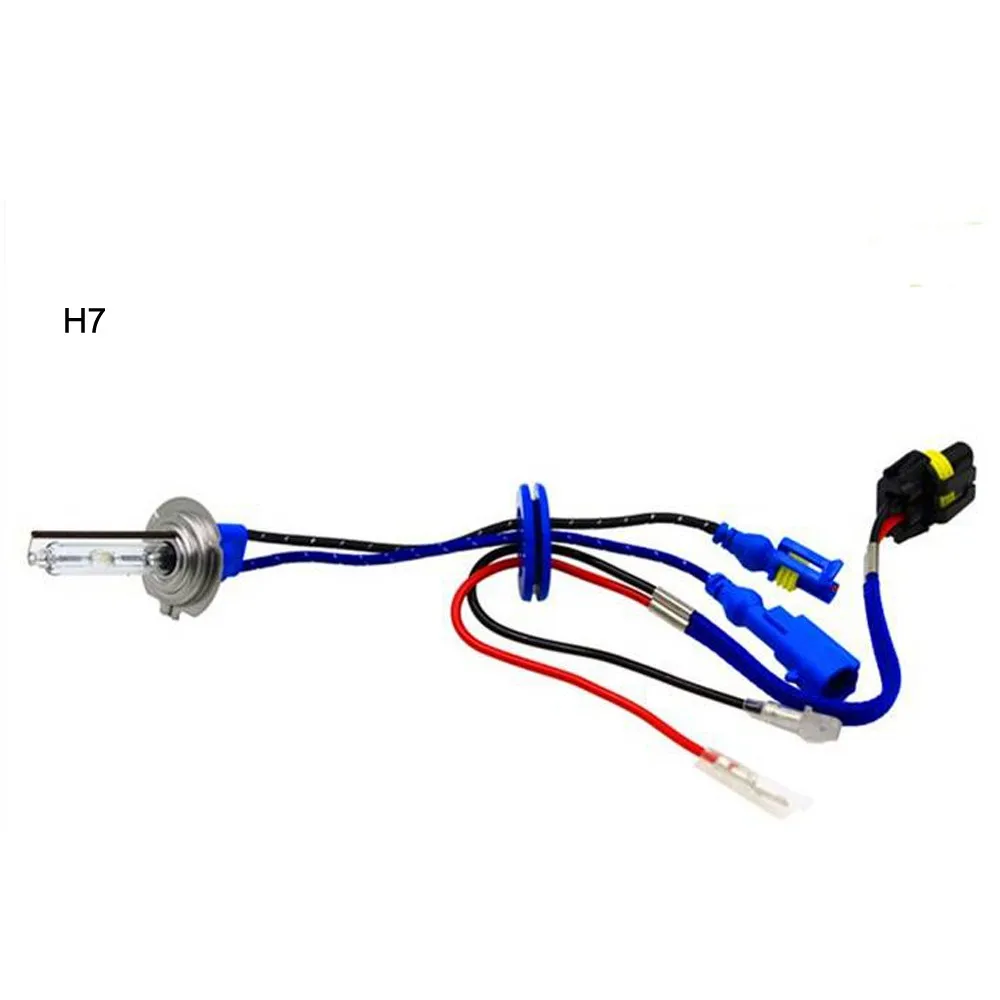 2X AC hid bulb xenon 55W 35W hid metal H1 5500K xenon white H7 metal base H8 H11 9005 9006 xenon hid bulb fast bright than led (14)