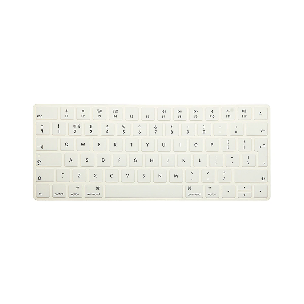 HRH ЕС/Великобритания Волшебная клавиатура Чехлы силиконовые оболочки Защитная пленка для Apple Magic Keyboard MLA22B/A Европейская/ISO раскладка клавиатуры