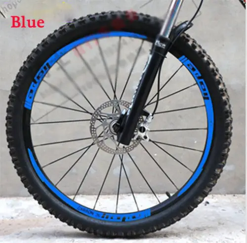 blue wheel bike