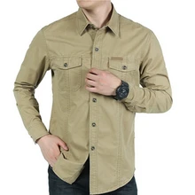 Мужские уличные рубашки с длинным рукавом, весна-осень, военные спортивные, для альпинизма, пешего туризма, хлопок, мужские армейские топы, одежда