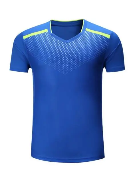 Мужские/wo мужские Бадминтон Спорт футболки, мужские tenis masculino майки, рубашка для настольного тенниса для мужчин, теннис/пинг понг одежда поезд рубашка - Цвет: women blue one shirt