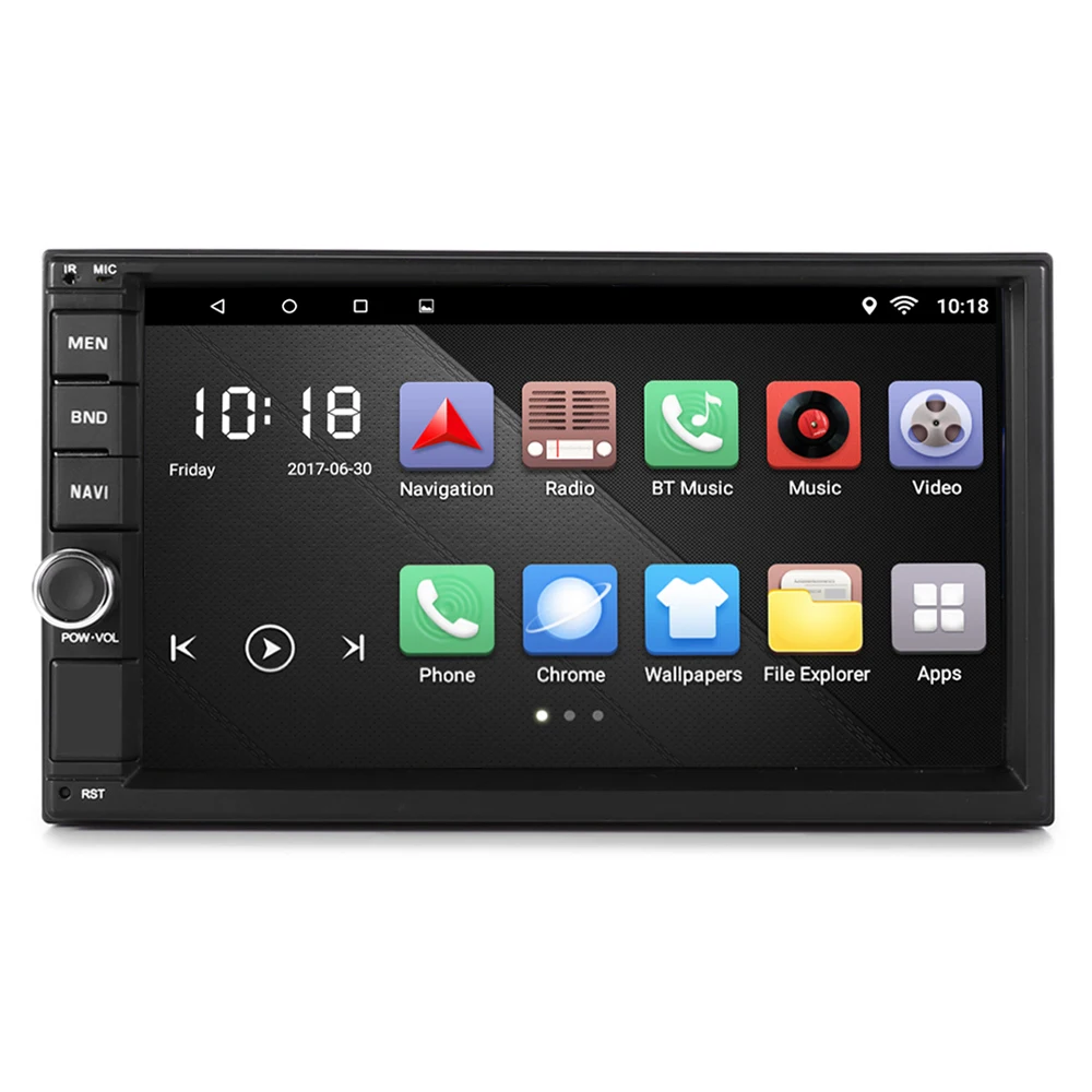 

Android 6.0 2 Din Bluetooth Car Player with WiFi Connection Supports Mirror Link / Steering Wheel Control