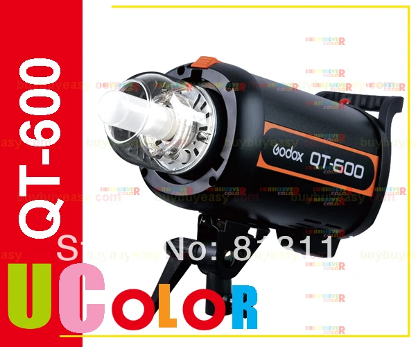 

Godox 600W Studio Strobe Flash Light Hi Speed Flash Duration 1/5000s QT-600 /30 Continuous flashes