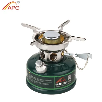 

APG Outdoor Camping Gasoline Stove Non Preheating Sound Proof Oil Stove Burners Cookware Portable Cooking Gasoline Stove