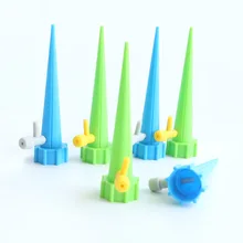 12Pcs Garden Cone Lazy auto Watering seepage Spike adjustable valve Plant Flower Waterers Bottle Irrigation Practical Sprinkler
