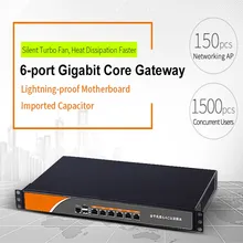 Горячие COMFAST 6-Порт Gigabit core шлюз Wi-Fi маршрутизатор переменного тока с балансировки нагрузки QoS сервер PPPoE 5 LAN/WAN 1 взаимный обмен данными между компьютером и периферийными устройствами порт для работы в сети AP