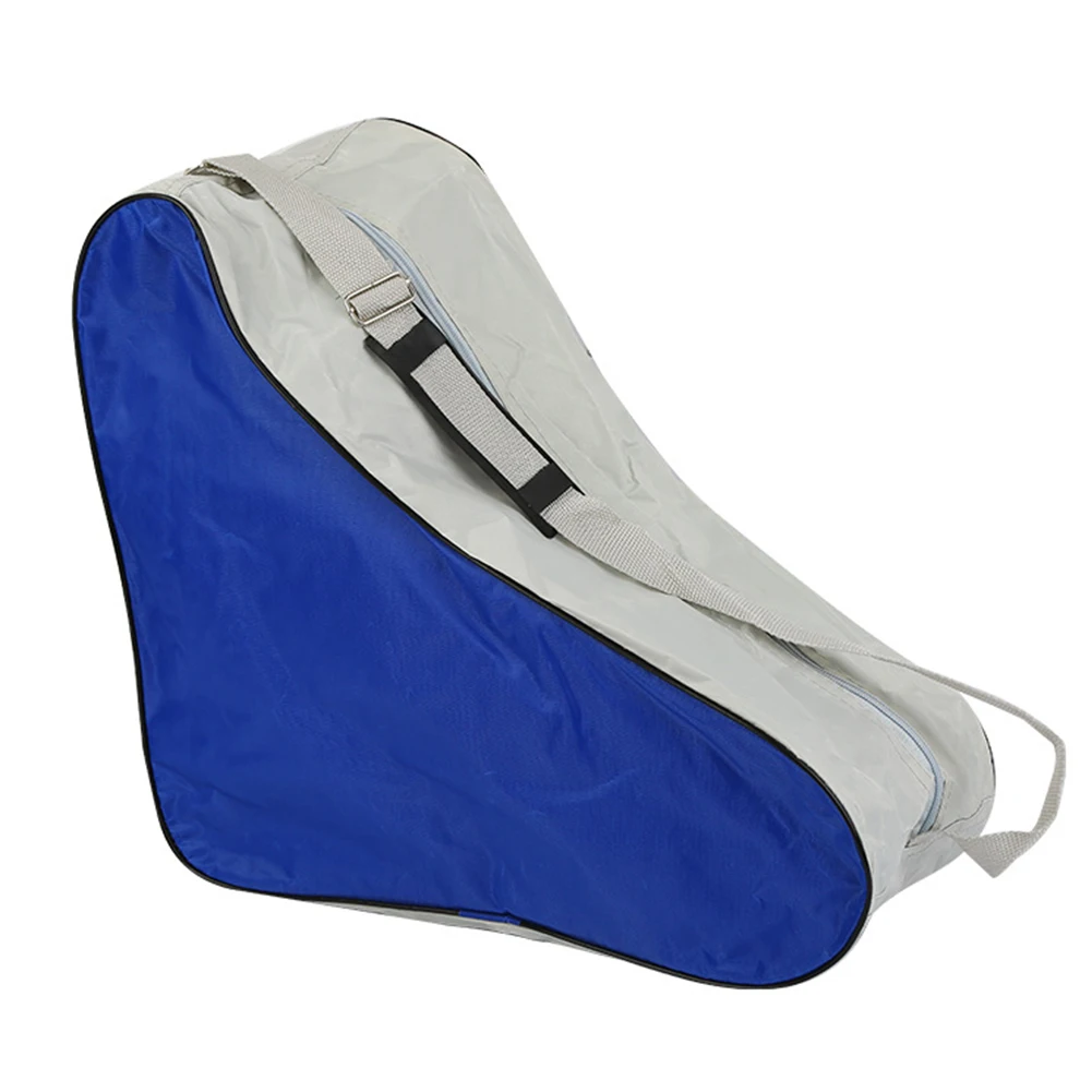 Портативный Регулируемый треугольник прочная сумка для катания на роликах спортивные покрытия универсальный плечевой ремень чехол для переноски парка - Цвет: Синий