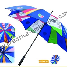 По морю, 14 мм металлический вал и двойные рифленые ребра, ручной зонт-трость, анти-ржавчина, для рекламного подарка продвижение зонтик