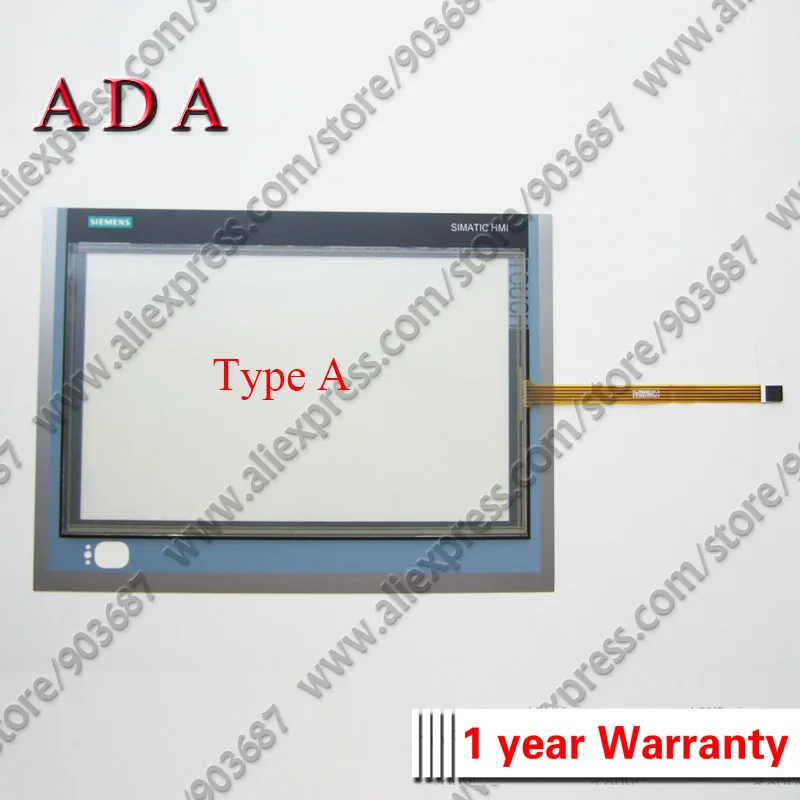 6AV7240-0BK04-0HN0 сенсорная панель стекло дигитайзер для 6AV7240-0BK04-0HN0 и передняя накладка(защитная пленка