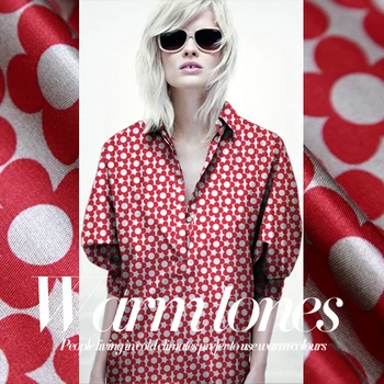 

Polyester cotton blended fabric printing fashion skirt dress cotton fabrics wholesale high quality cotton cloth
