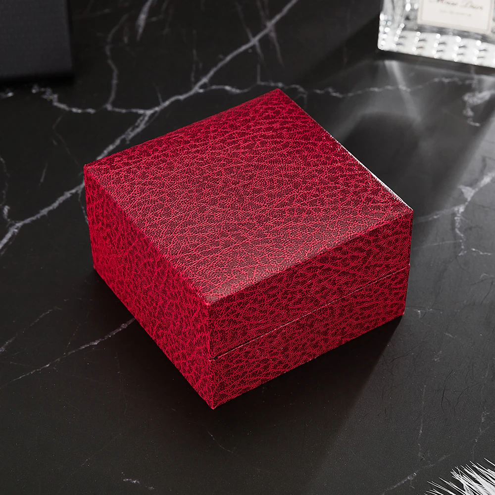 

Fashion watch box high quality leather gift box 2019 new style red color gift jewelry boxes top hot sale