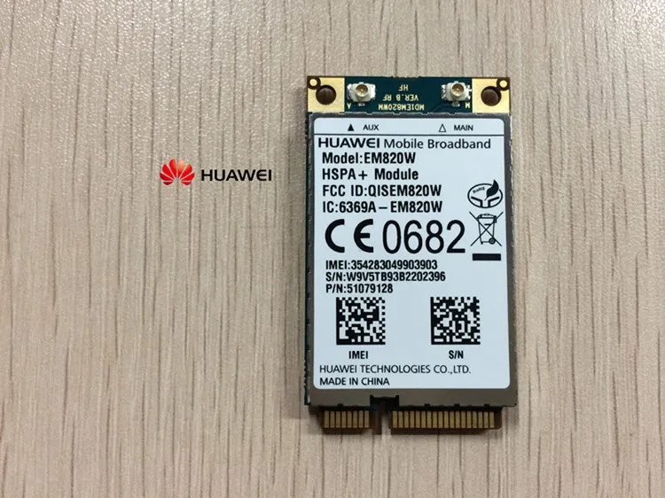 

JINYUSHI for Unlocked HuaWei Brand New EM820W Mini Pcie 3G EDGE GPRS HSPA WCDMA Module UMTS/HSDPA/HSUPA/PA+ HSPA+ GPS