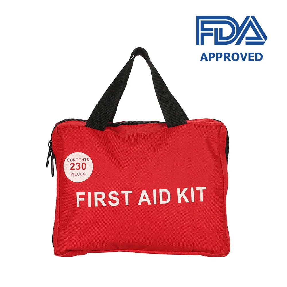 

230PCS Handy First Aid Kit Bag Treatment Medical Rescue Safe First Aid Kit Medical Emergency Survival for Outdoor Camping Hiking