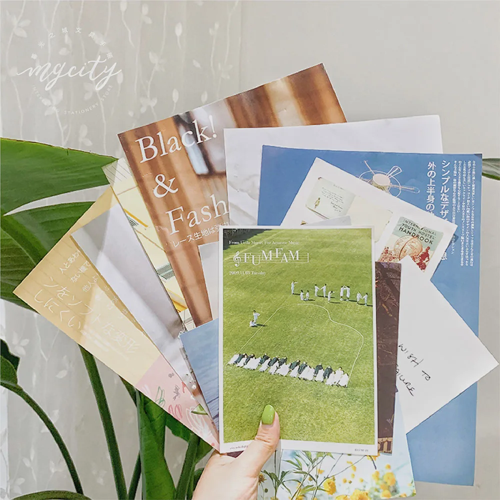

15PCs/Set Decorative Irregular Shape Paper Sticker Book Decor Decoration Scrapbooking Wall Sticker Diary Label Stationery