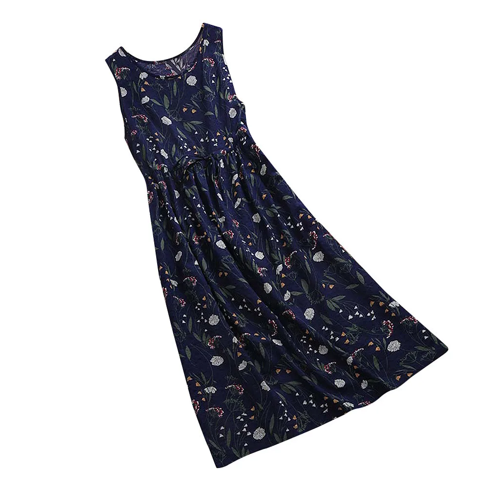 Платье женское повседневное Длинное Макси Сарафан пляжные вечерние Boho платье с