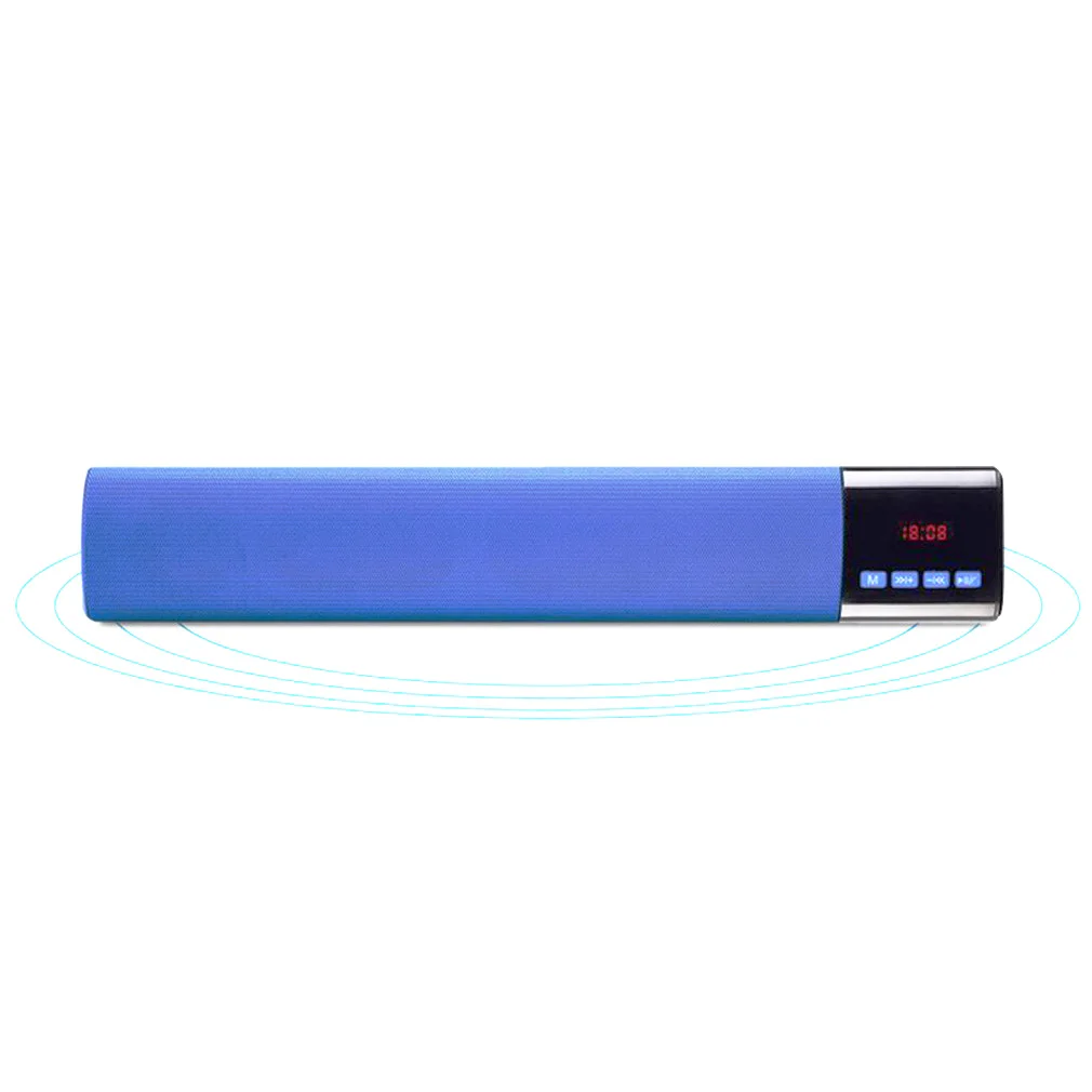 

B28S Clock Wireless Bluetooth Speakers Double Speakers Column Subwoofer Mini Wireless Audio LED Display Clock Radio Frequency