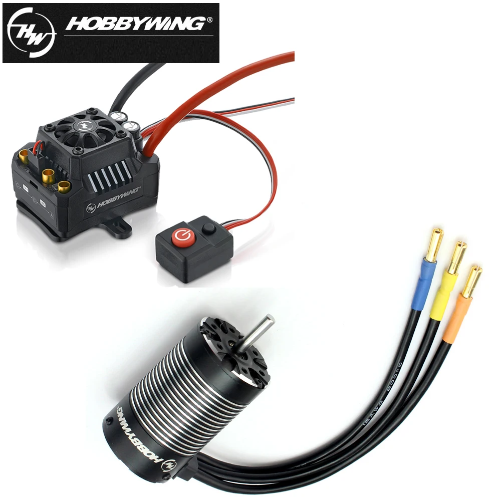 

1set Hobbywing EZRUN 3660 G2 Motor Brushless Motor+ EZRUN Max10 120A ESC Waterproof Brushless ESC For 1/10 Car