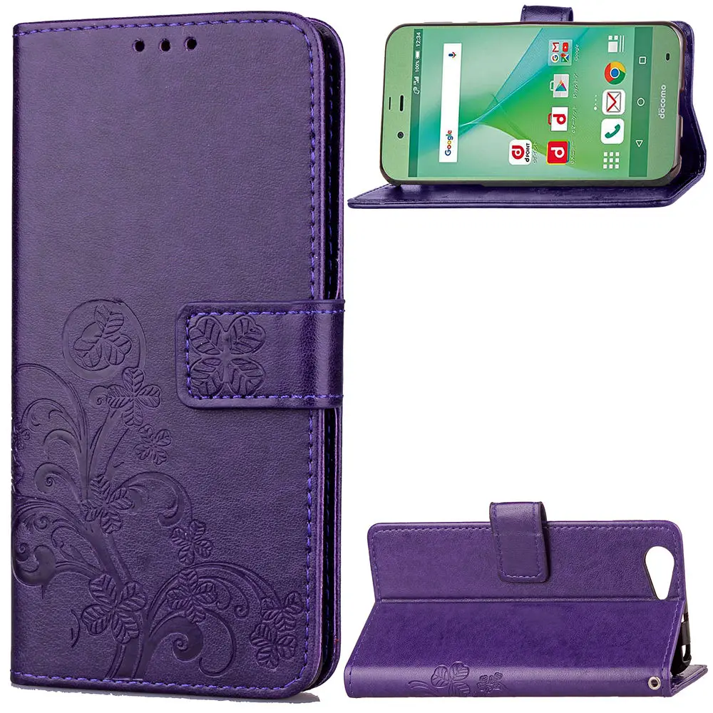 

SH04 Sculpture Emboss Leather Case for Sharp SH 04 Cover Flip Stand Card Slot Wallet Cases Black Covers 04H SH04H SH-04 SH-04H