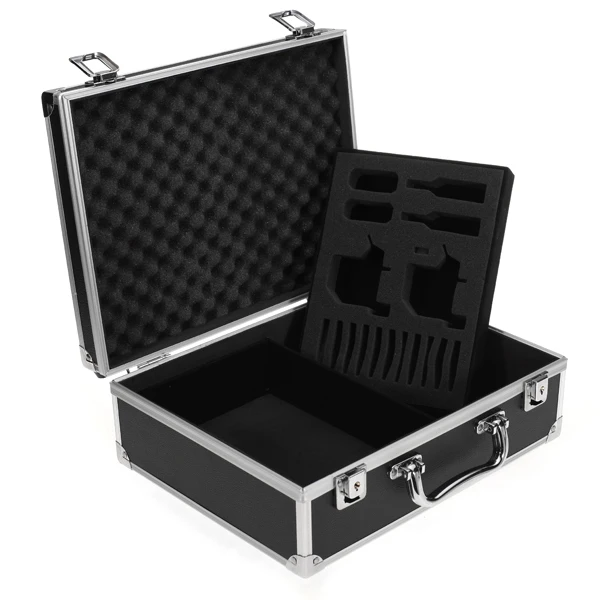 Hot Selling Large Aluminum Tattoo Kit Carrying Case Tattoo Carrying Tour Convention - Black High quanlity