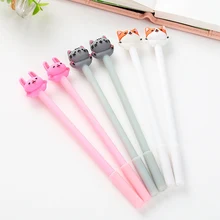 Горячая Распродажа, творческий Кот из мультфильма, гелевая ручка, милая, милая, Студенческая, канцелярская, сахарная, Водяная ручка, Escolar Papelaria