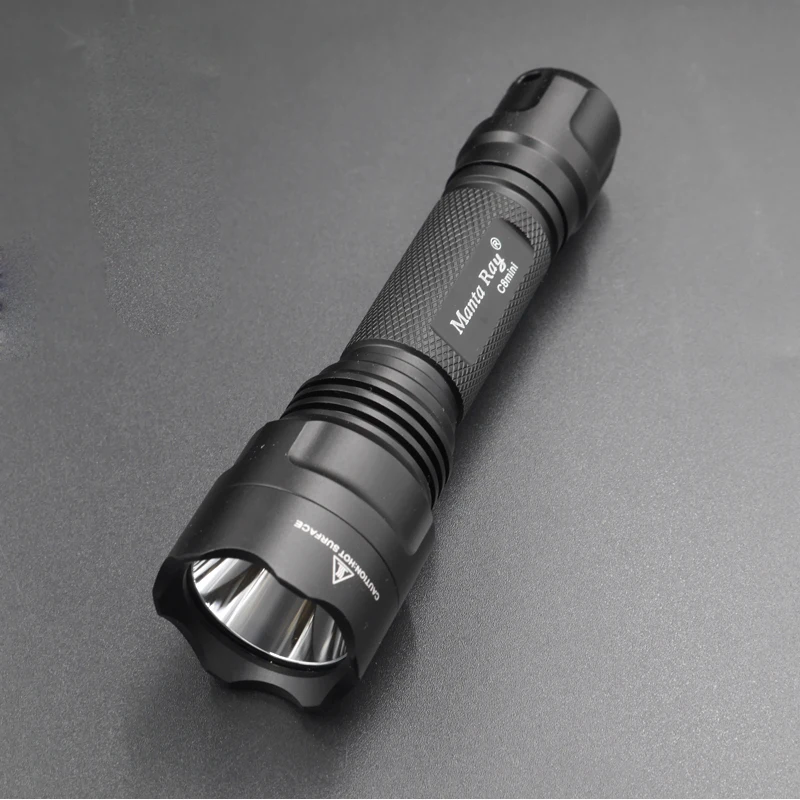 

Self defense new manta ray C8mini cree XP-L HI V3-1A 6500k led flashlight torch lantern camping light for bicycle