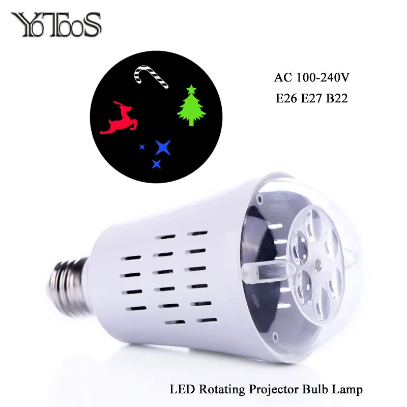 E27 E26 B22 Led Projector Bulb Auto Rotate Night Light Rgbw E27 E26 B22 Led Projector Bulb Auto Rotate Night Light Rgbw