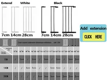 Black baby safety gate stair gate extend pannel 14cm 7CM and 32CM 45CM extend gate